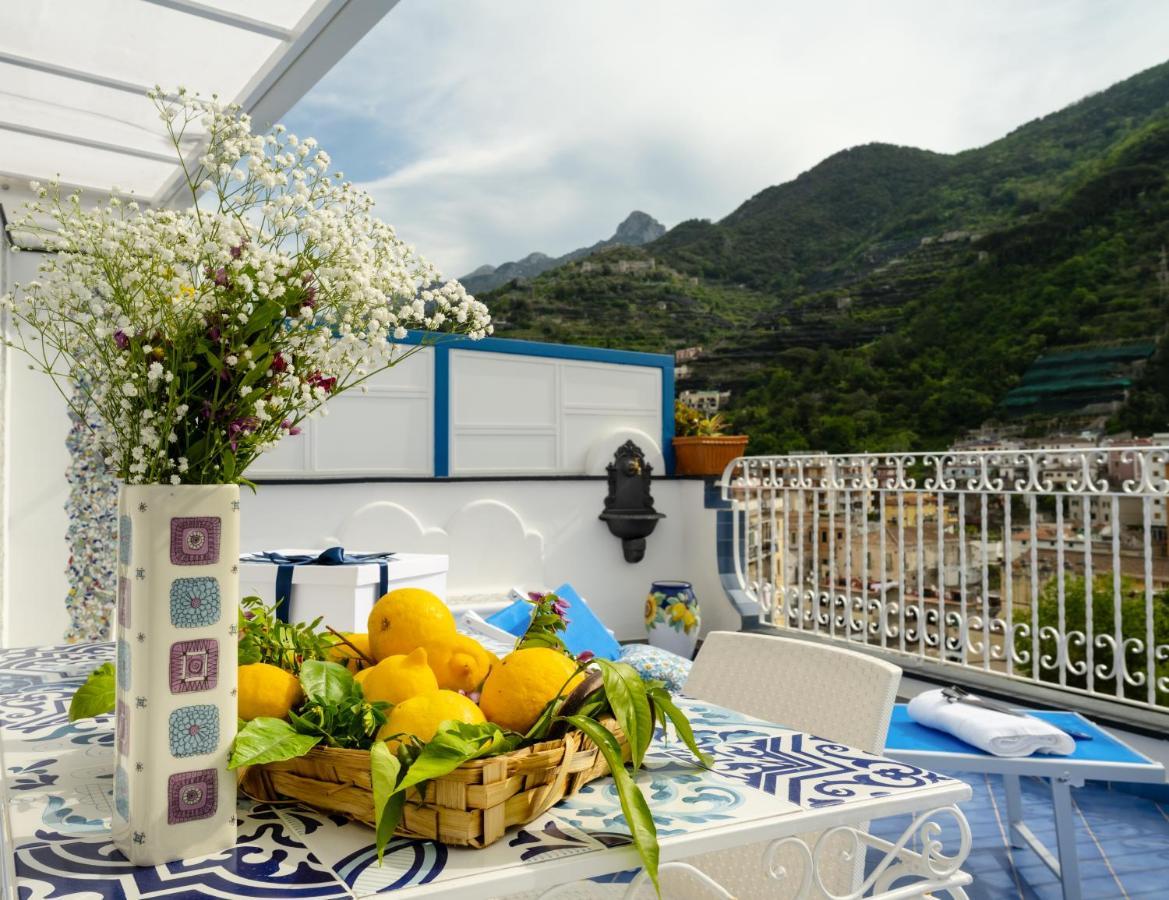 Grecale - Amazing Apartment With Patio And Sea View Maiori Exterior foto