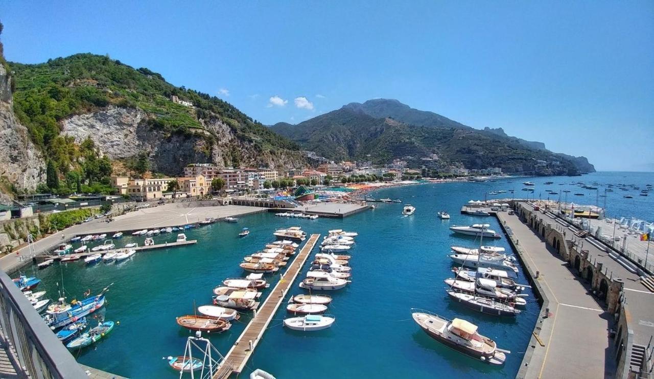 Grecale - Amazing Apartment With Patio And Sea View Maiori Exterior foto